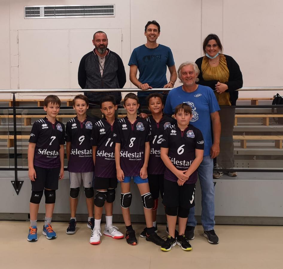 M13 masculins première journée de championnat.